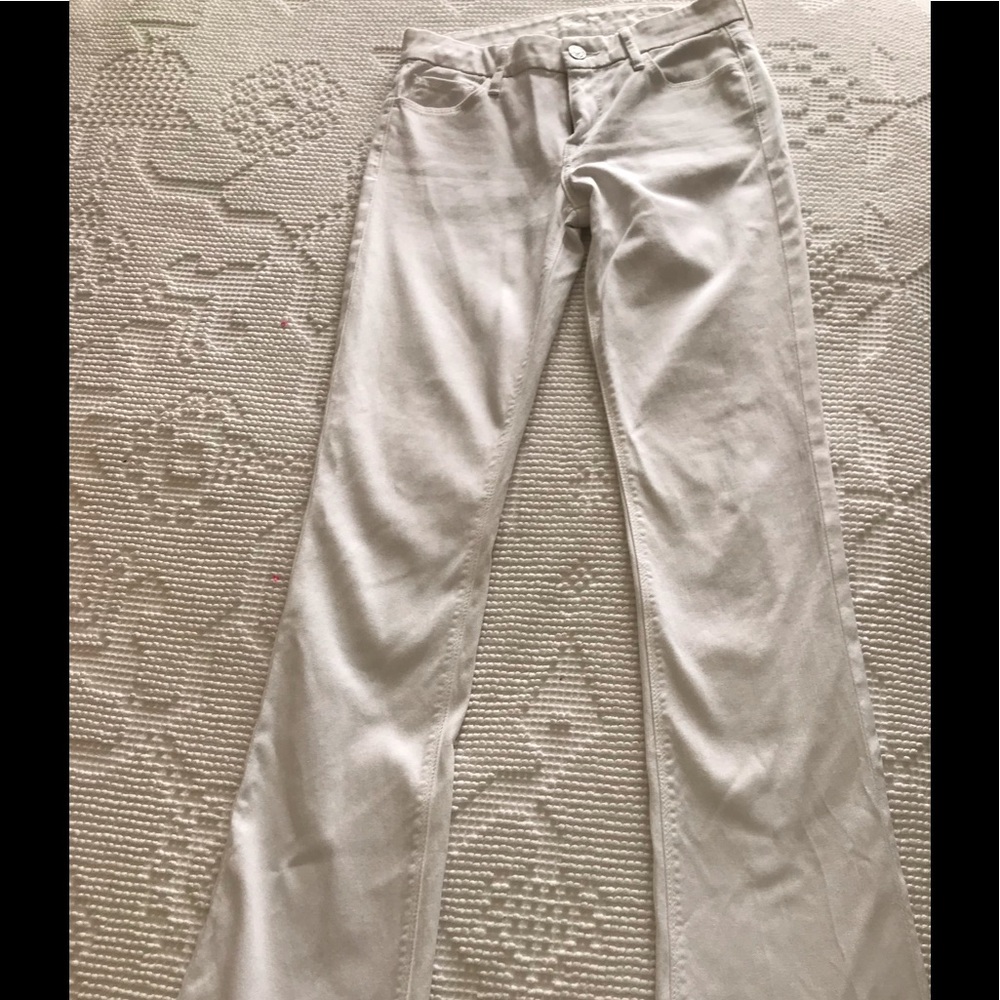 7 for all Mankind White Straight-leg size 25